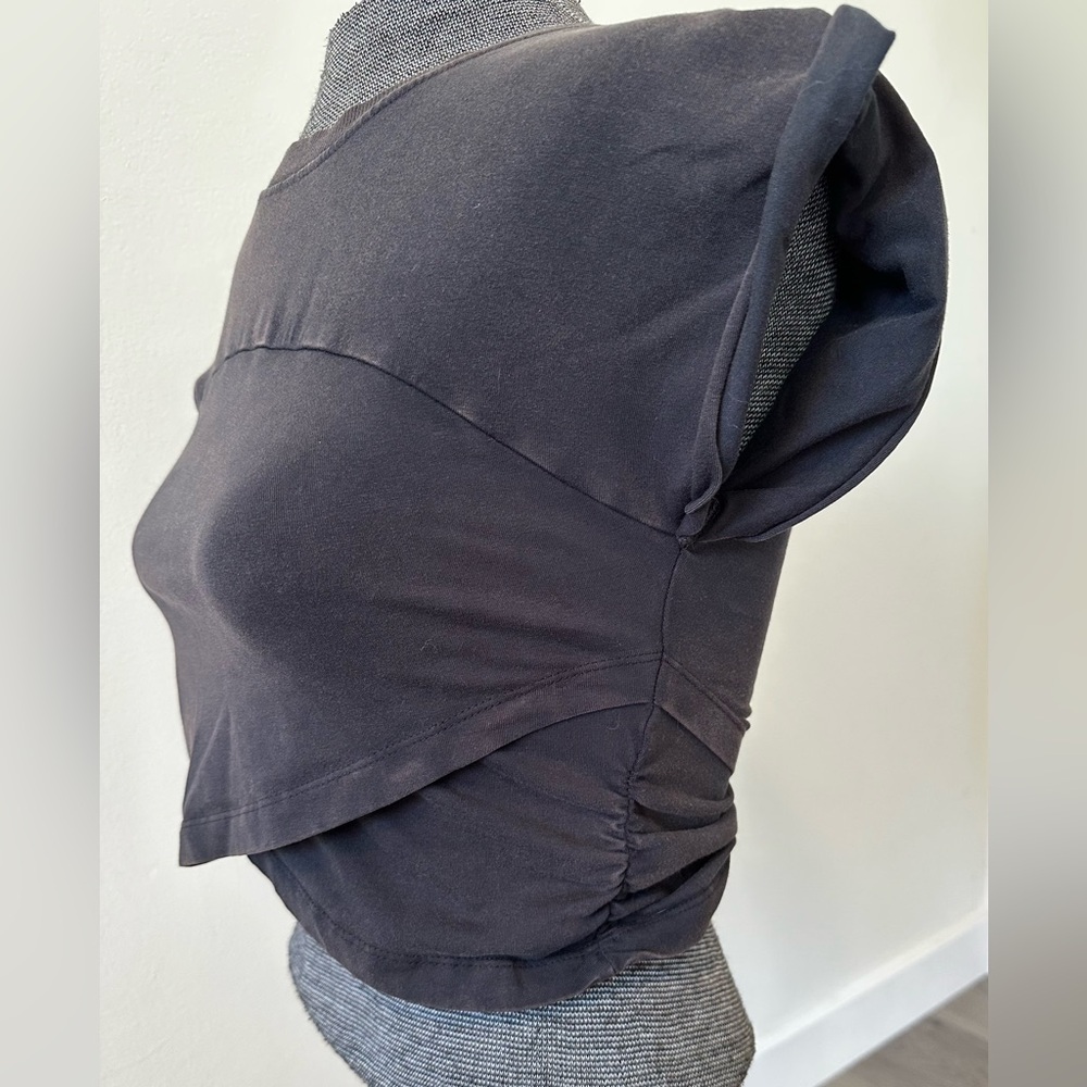 FP Movement by Free People Charcoal Layered Crop Top - Picture 4 of 6